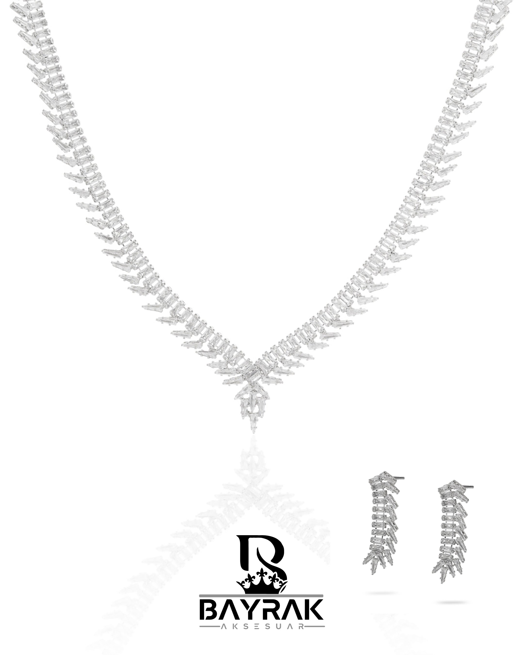Rosa -408- | Zirkon Taşlı Takı Seti