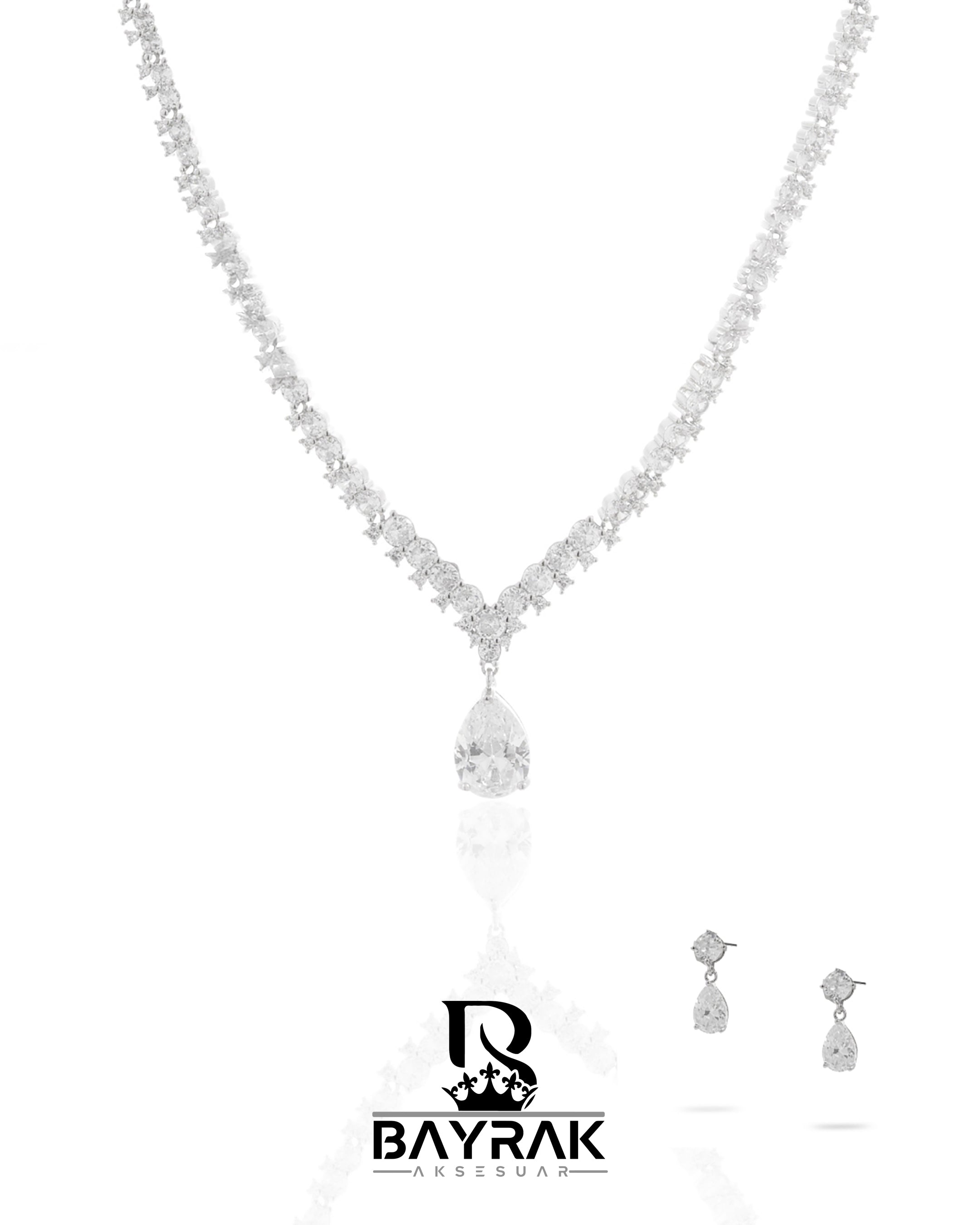 Rosa -442- | Zirkon Taşlı Takı Seti