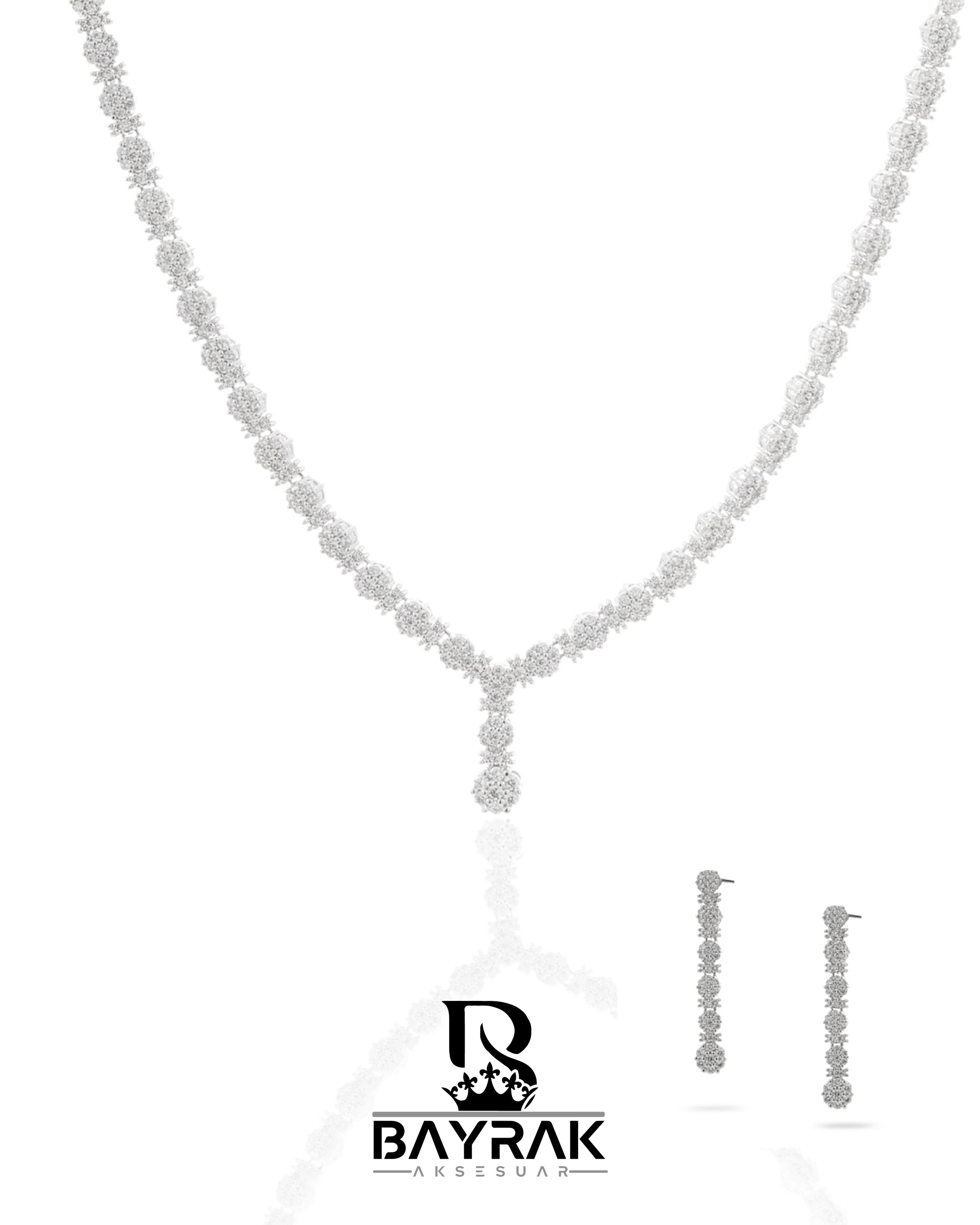 Rosa -444- | Zirkon Taşlı Takı Seti