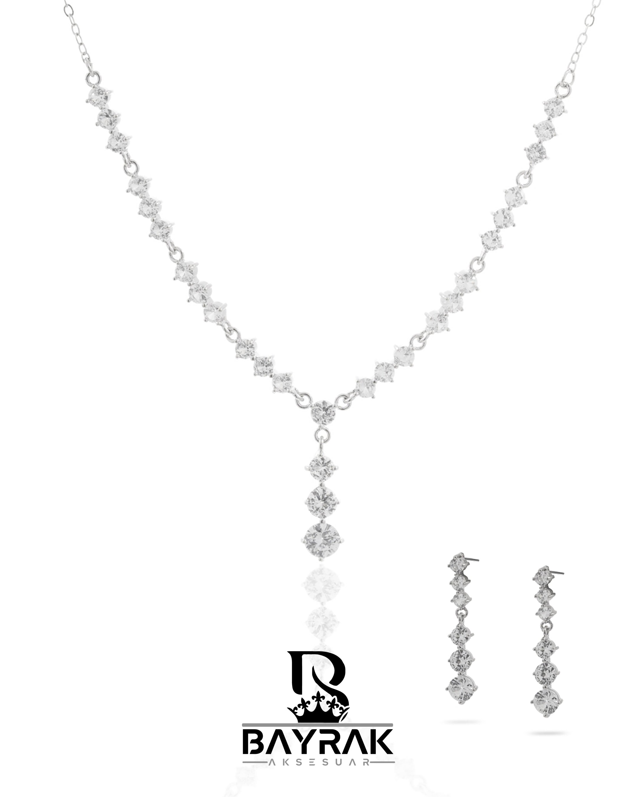 Rosa 460 | Zirkon Taşlı Takı Seti