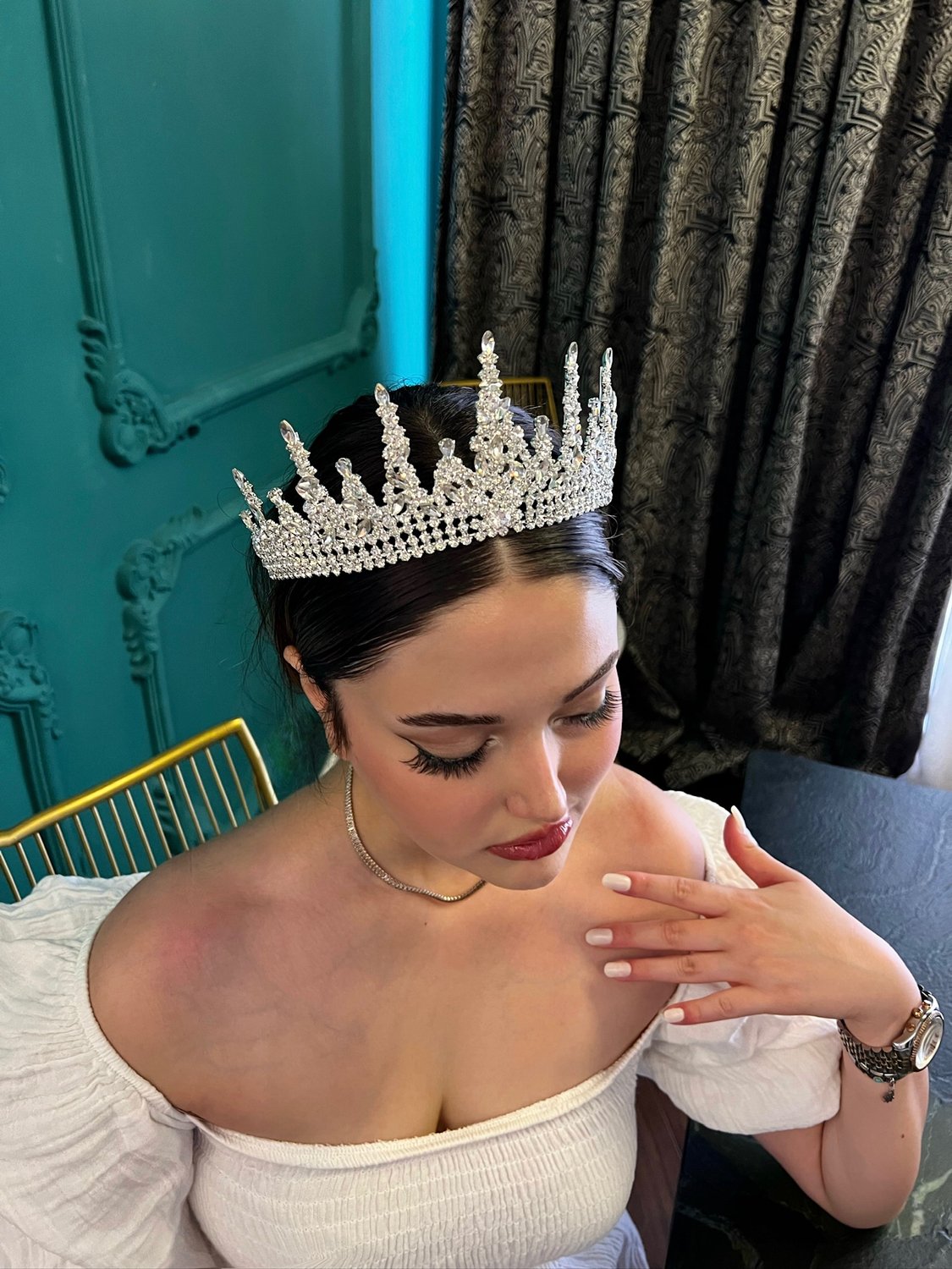 HERA-307-/Bridal Crown