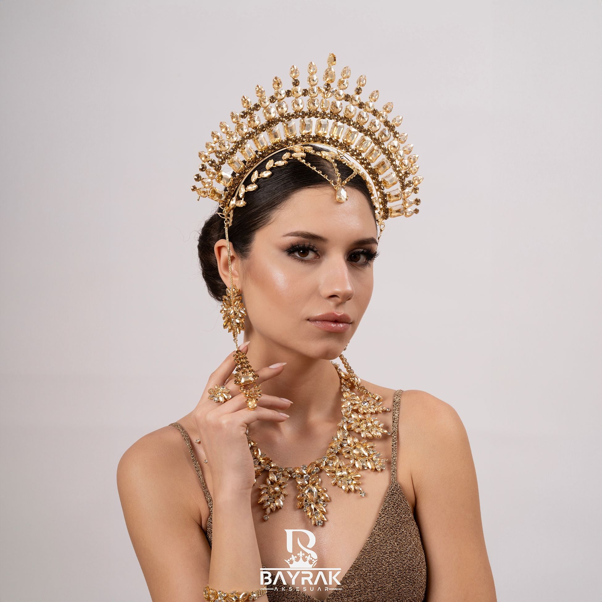 MAIRA -454- BRIDE / Henna Crown