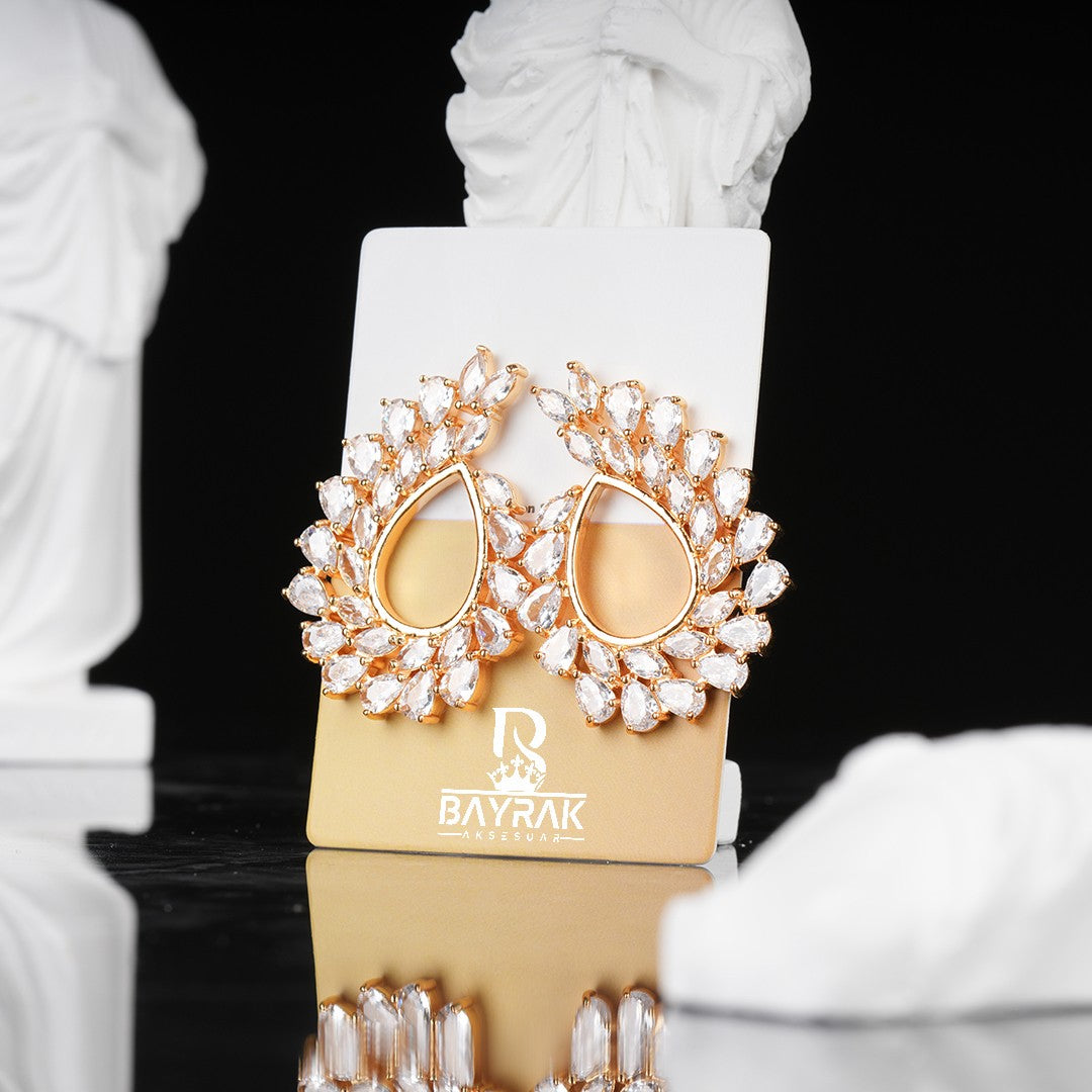 LUXE -1020- / Zircon Stone Bridal Earring