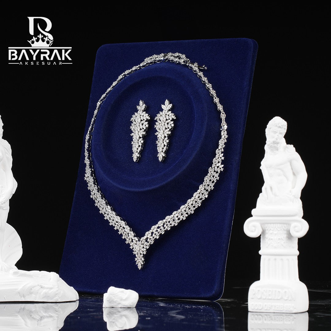 AURA - 745 - / Zircon Stone Bridal Crown