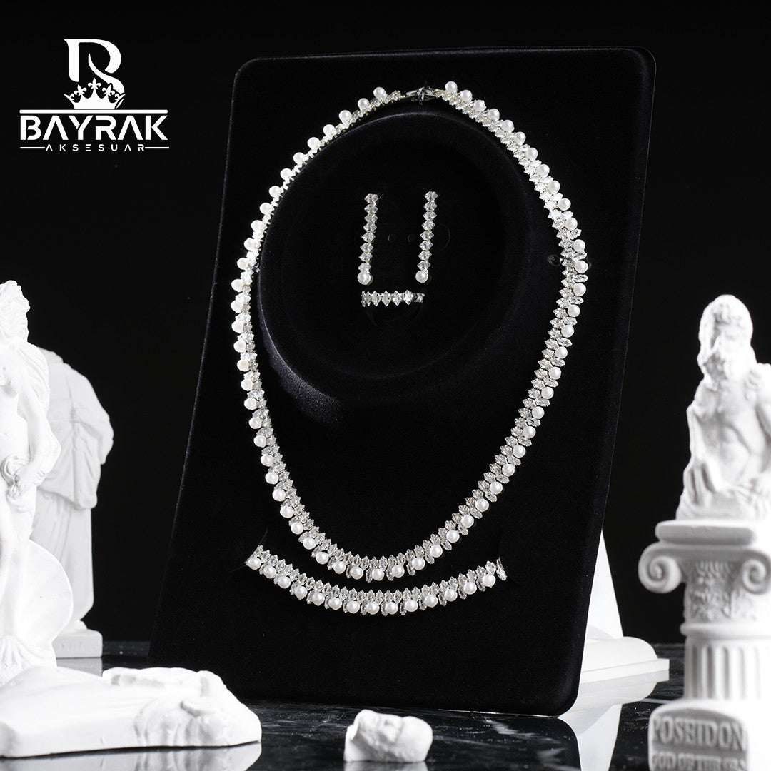 AURA -730- / Zircon Stone Bridal Set