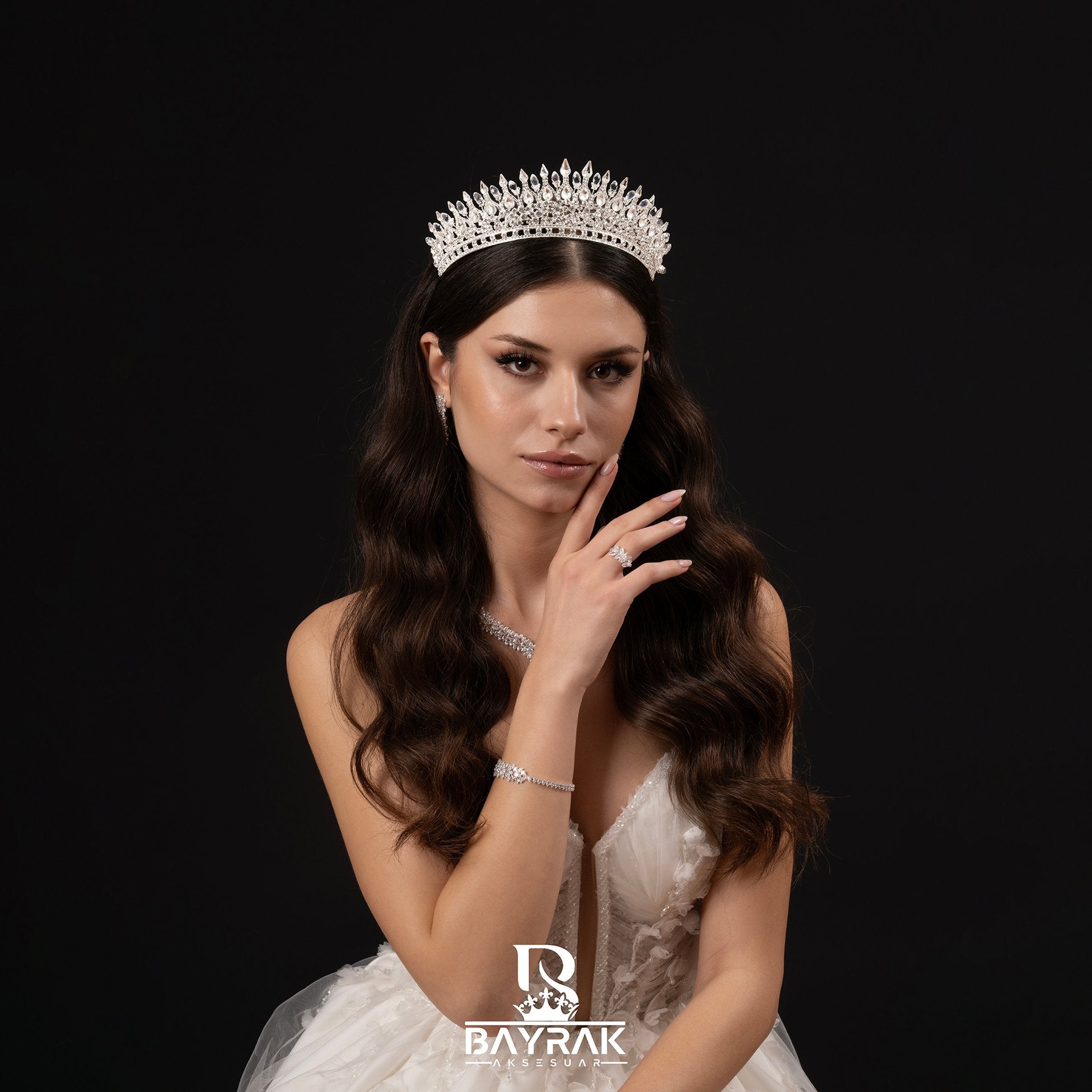 STELLA -445- BRIDAL CROWN