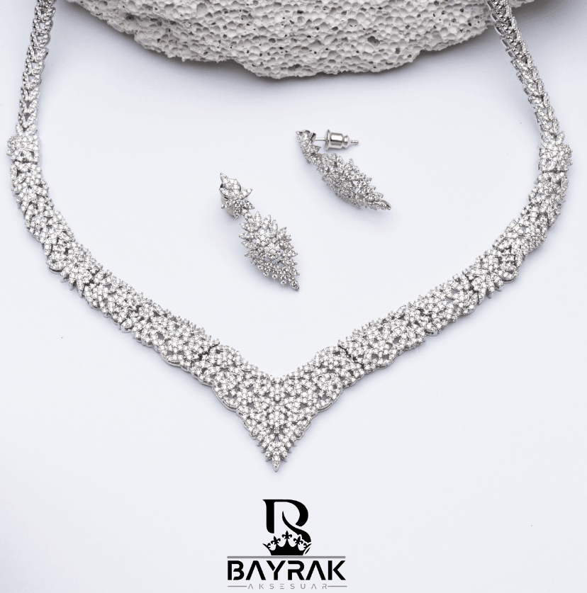 Aura -703- Zircon Stone Bridal Set