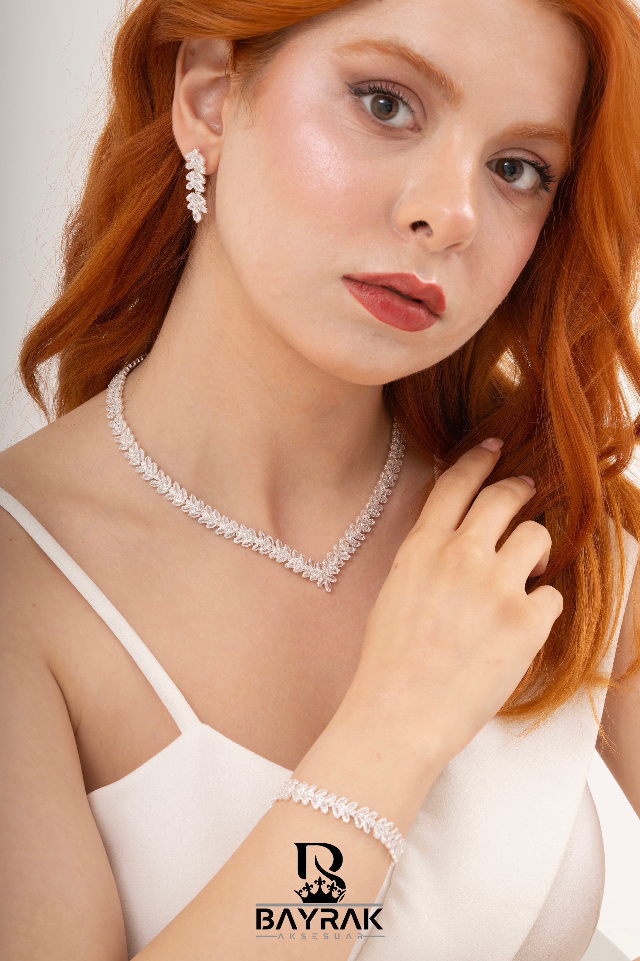 Rosa -372- |Zirkon Taşlı Takı Seti