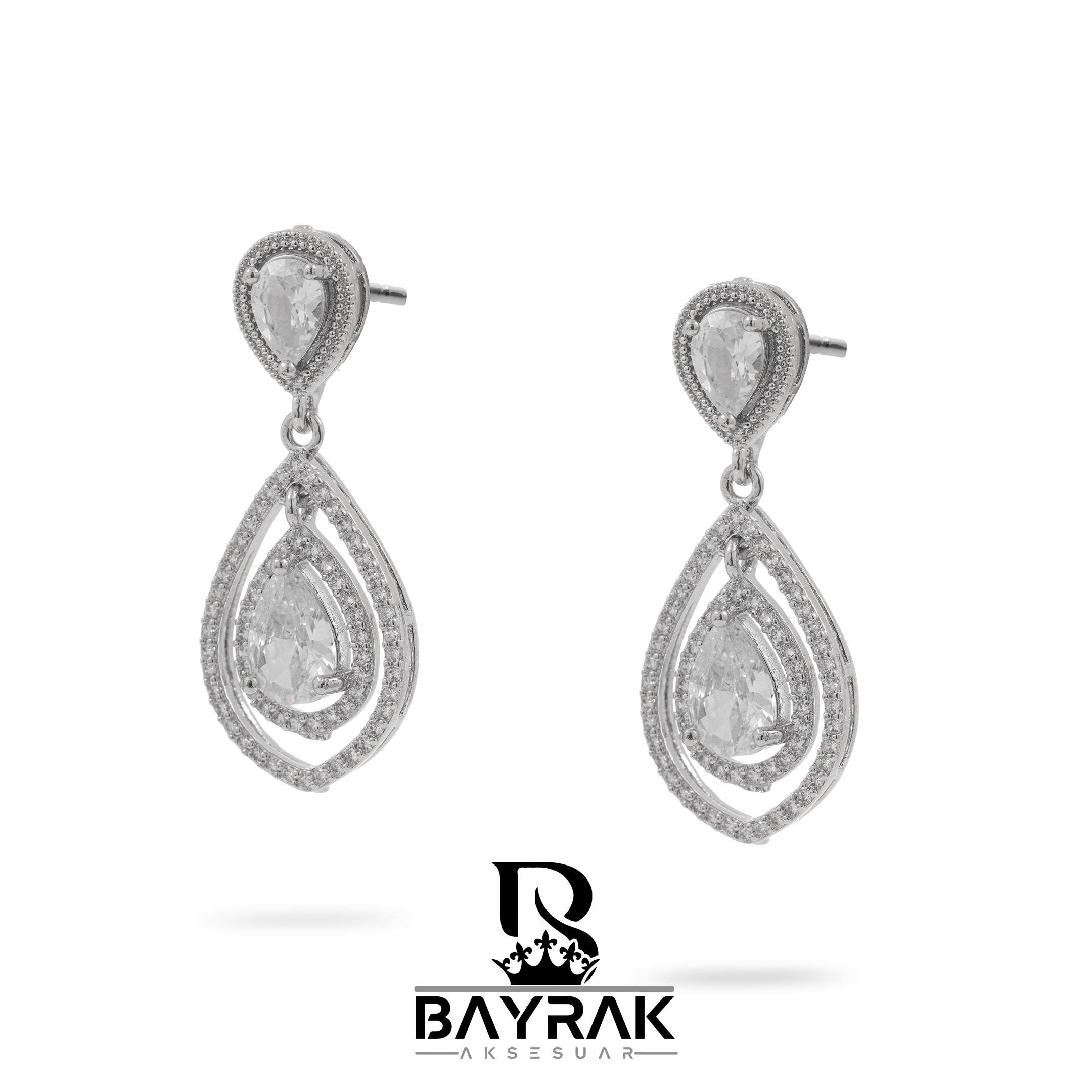 Rosa -380- |Zirkon Taşlı Takı Seti