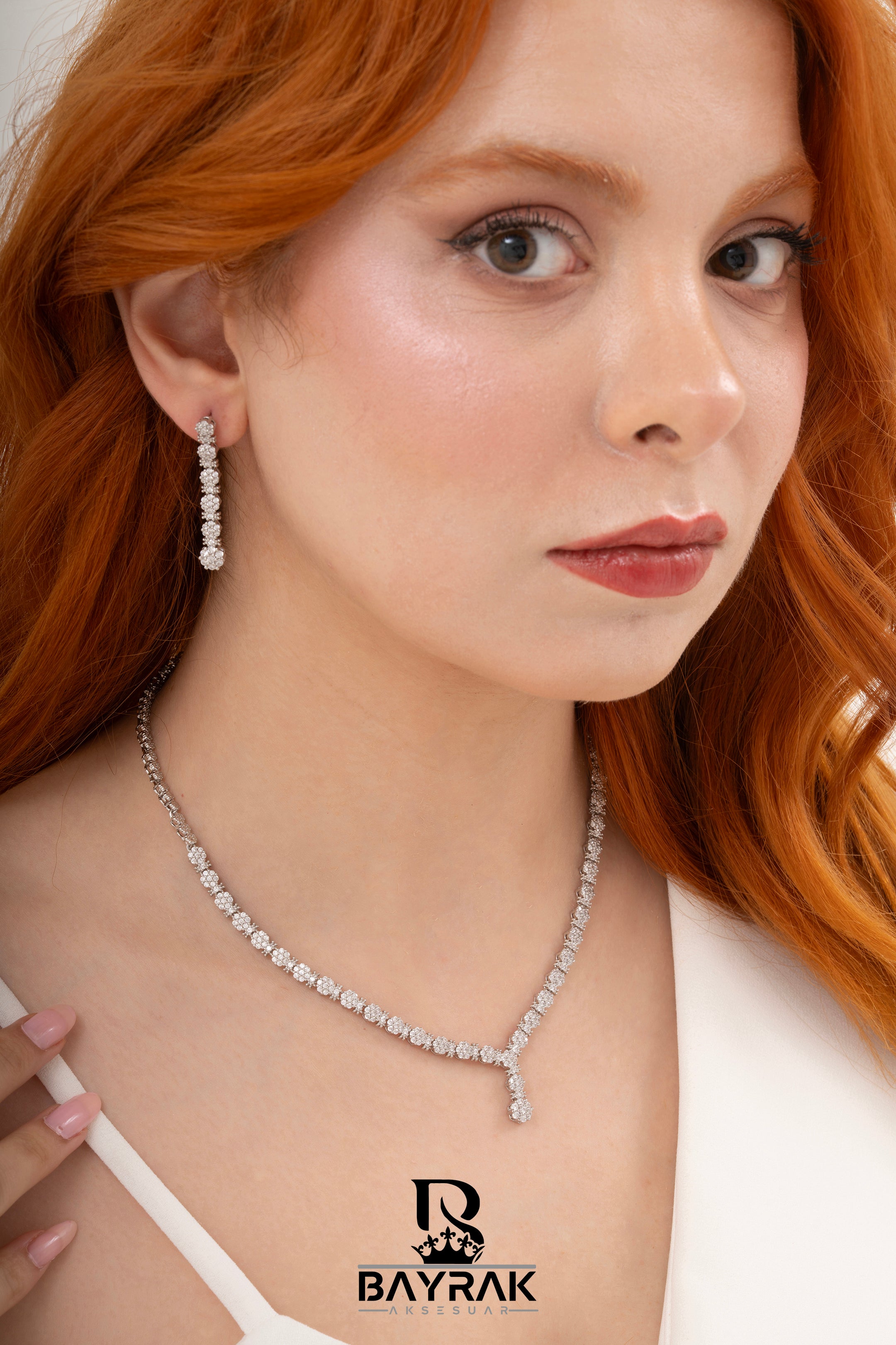Rosa -444- | Zirkon Taşlı Takı Seti